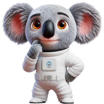 Zeni maskot přemýšlí o WordPress s wpsprava