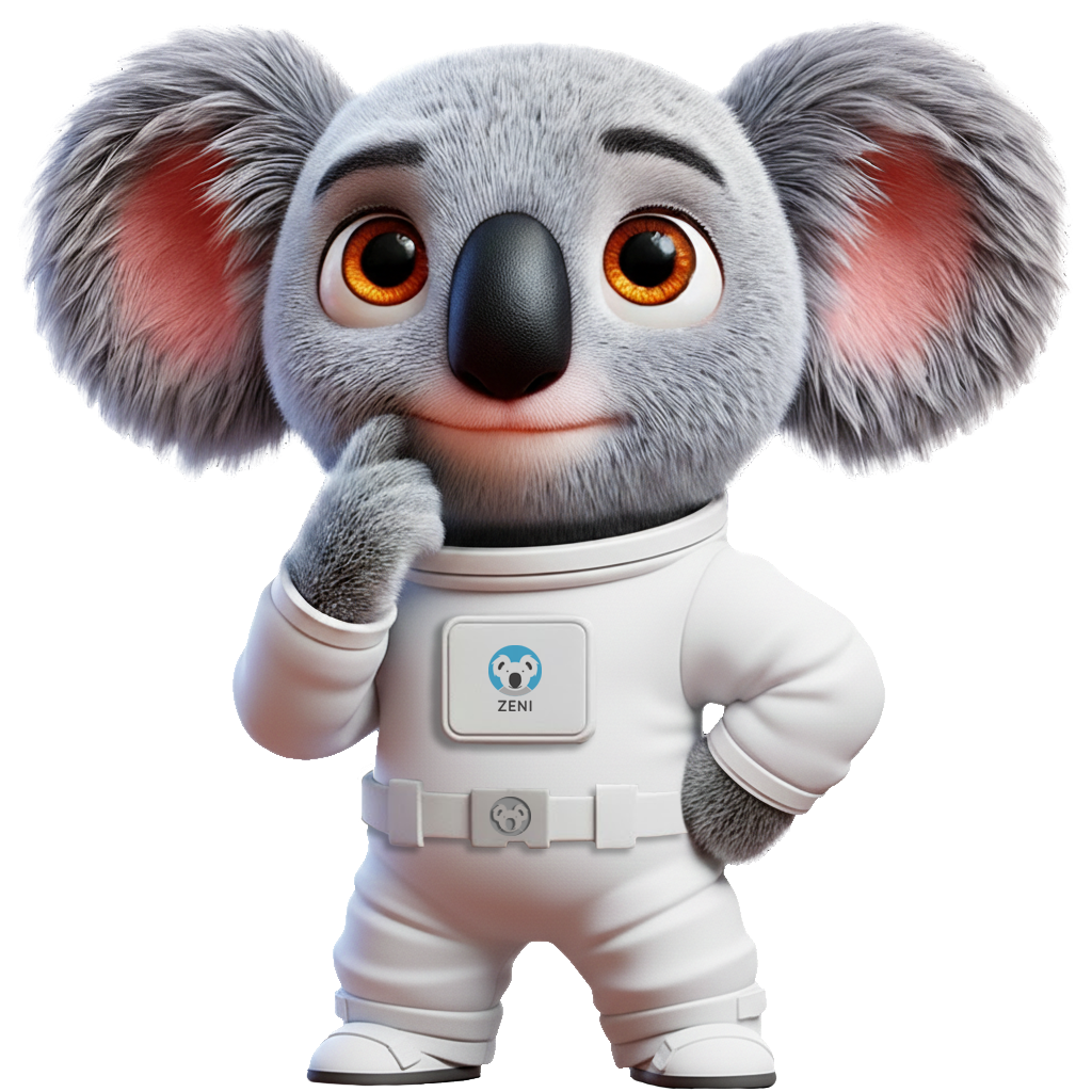 Zeni maskot přemýšlí o WordPress s wpsprava